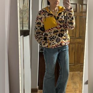 Dravus Wool Fleece Hoodie Mojave Aztec motif Southwest men’s small jacket